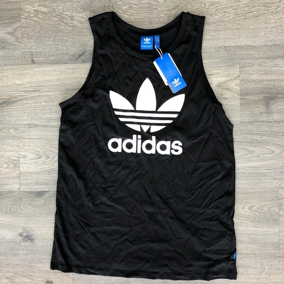 womens black adidas tank top